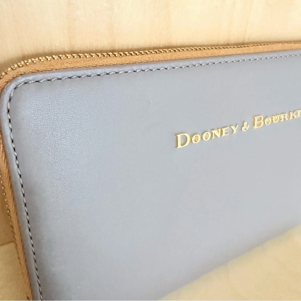 Dooney & Bourke City Large Zip Around Wristlet Wallet, Charcoal Grey - Picture 4 of 7